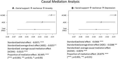 Social Support, Resilience, and Mental Health Among Three High-Risk Groups in Hong Kong: A Mediation Analysis
